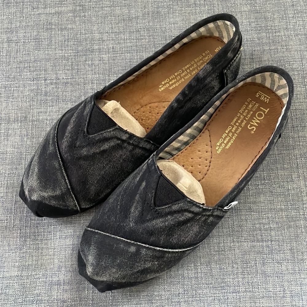 Toms Classic Stone Wash Twill Black